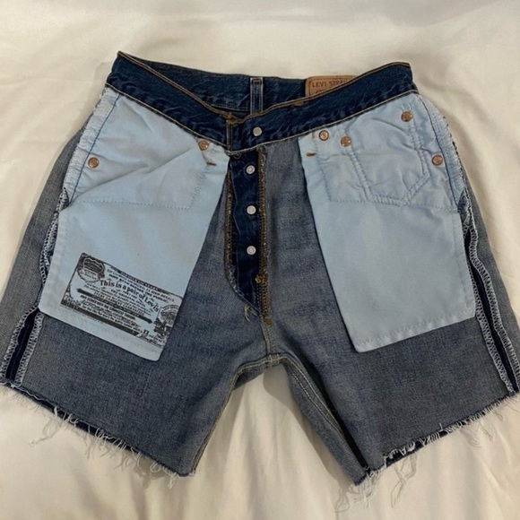 Levi's Blue Jean Shorts for Women - Picture 6 of 6